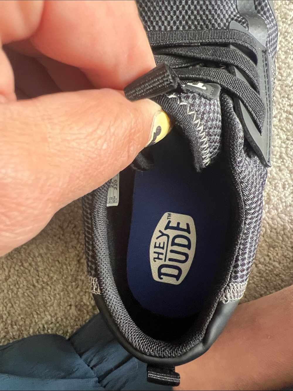 Hey Dude Sirocco Sneakers - Black Sneakers - Picture 11 of 11